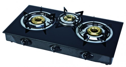 MH-G308 Tempered Glass Top Three Burners stove