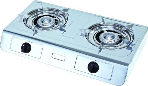 MH-220 Stainless steel double burner stove