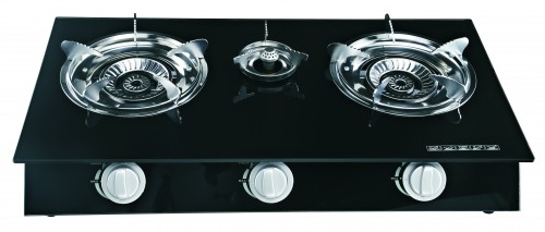 MH-G312 Tempered Glass Top Three Burners stove