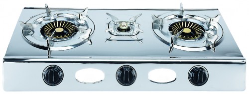 MH-312 Stainless steel three burners stove
