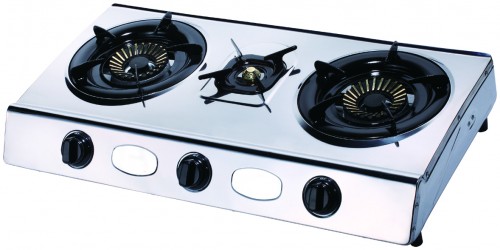 MH-313C Stainless steel three burners stove