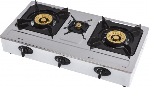 MH-K302 Stainless steel three burners stove